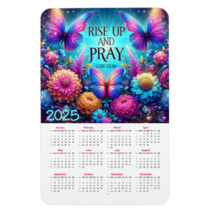 Rise Up and Pray Luke 22:46 2025 Calendar  Magnet