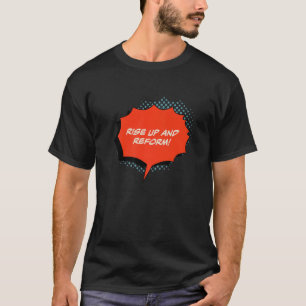 Rise Up And Reform Women's Human Rights March Retr T-Shirt