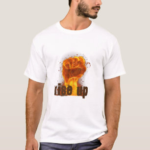 Rise Up Flaming Fist T-Shirt