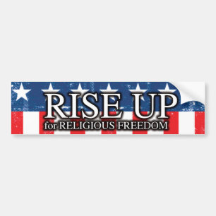 Rise Up for Religious Freedom Bumper Sticker