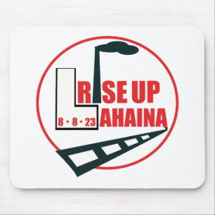 Rise Up Lahaina Iconic Landmarks  Mouse Mat
