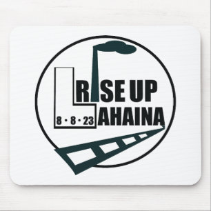 Rise Up Lahaina Iconic Landmarks  Mouse Mat