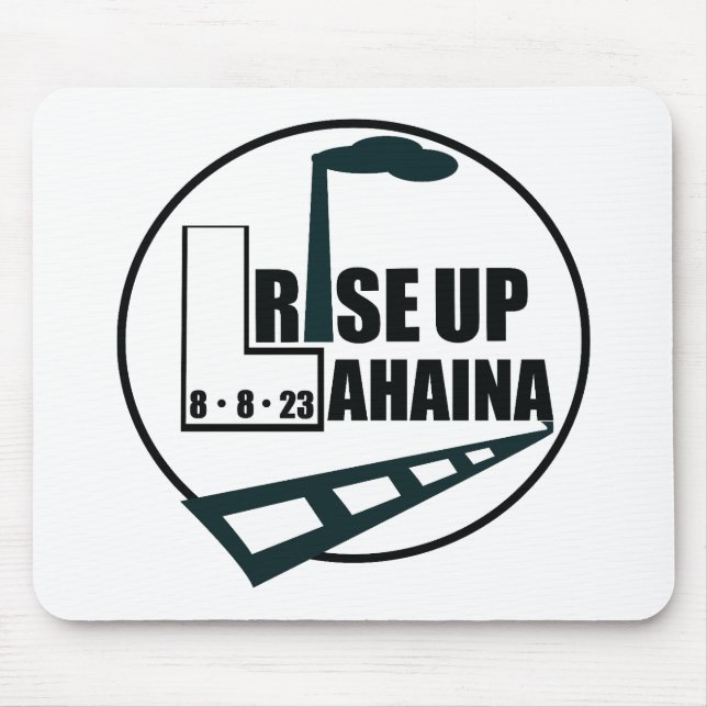 Rise Up Lahaina Iconic Landmarks  Mouse Mat (Front)