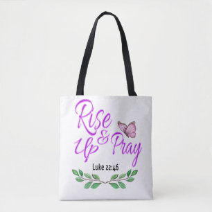 Rise Up & Pray Tote Bag