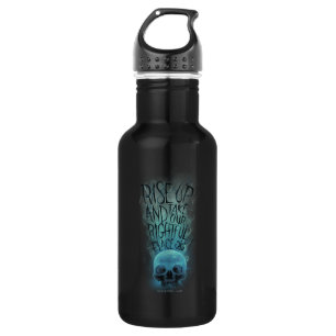 "Rise Up" Skull & Smoke Graphic 532 Ml Water Bottle