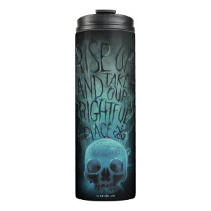 "Rise Up" Skull & Smoke Graphic Thermal Tumbler