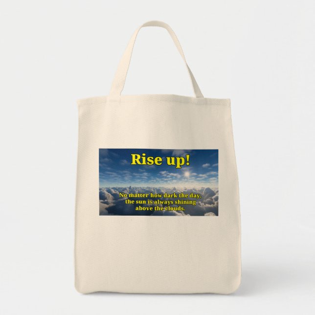 Rise Up Tote Bag (Front)