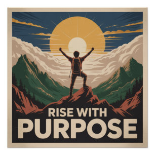Rise With Purpose Poster