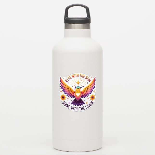 Rise with the Sun Sticker (Waterbottle)