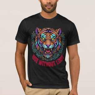 Rise Without Limit Cybernetic Tiger Graphic T-Shir T-Shirt