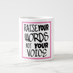 Rise your words a motivational quote Specialty Mug