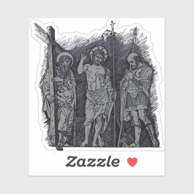 Risen Christ between Saints Andrew and Longinus (Sheet)