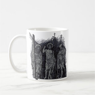 Risen Christ between Saints Andrew and Longinus Coffee Mug