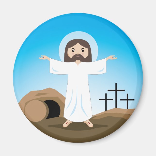 Risen Christ Magnet (Front)