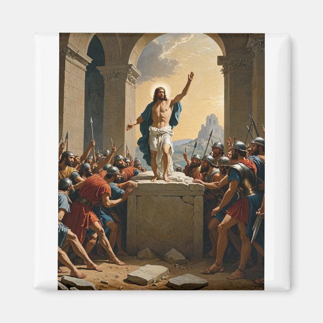 Risen Christ Magnet (Front)