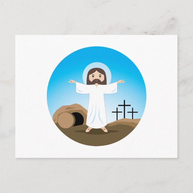 Risen Christ Postcard (Front)