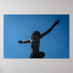 Risen Christ Statue, Medjugorje, Bosnia Poster