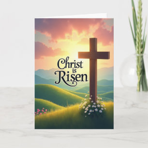 Risen Hope Landscape Art Card