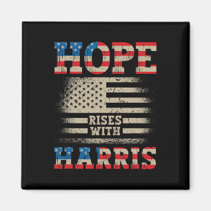 Rises With Harris Kamala Walz 2024 President Kamal Magnet