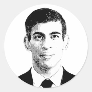 Rishi Sunak Classic Round Sticker
