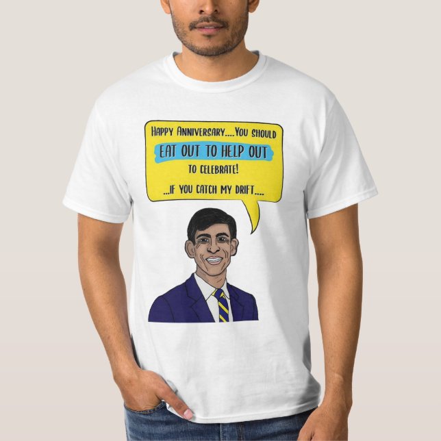 Rishi sunak quotes T-Shirt (Front)