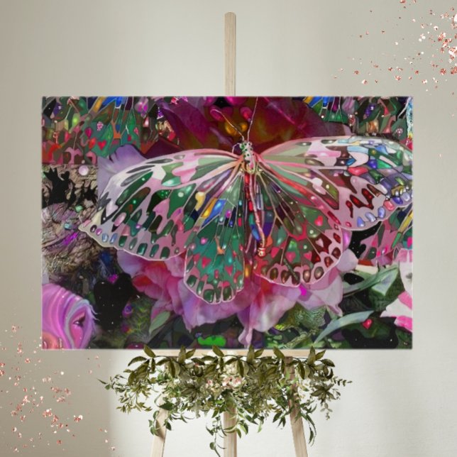 Rising Dawn Butterfly Canvas Print (Creator Uploaded)