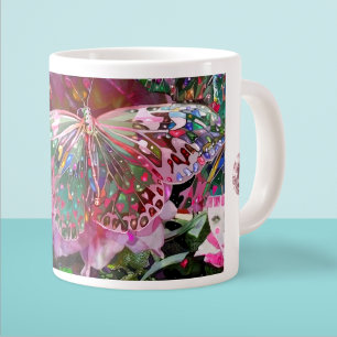 Rising Dawn Butterfly Large Coffee Mug