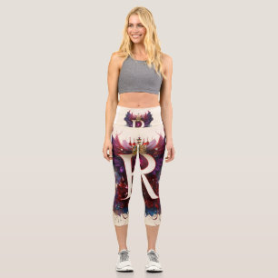 "Rising Elegance: The High Waisted Capris Logo"