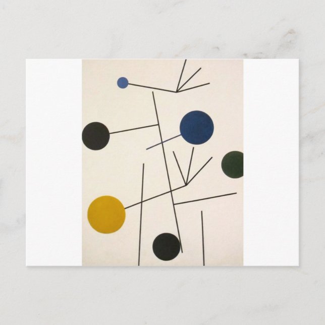 Rising, Falling, Flying by Sophie Taeuber-Arp Postcard (Front)