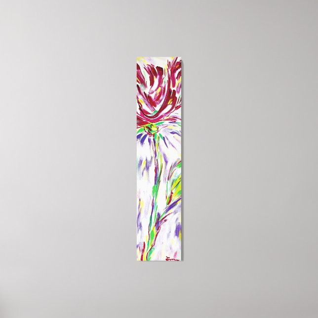 Rising flower canvas print (Front)