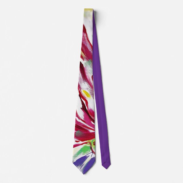 Rising flower tie (Front)