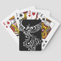Rising From The Ashes Phoenix White Illustration