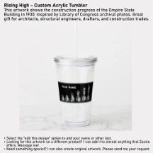 Rising High - Custom Acrylic Tumbler