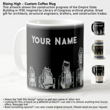 Rising High - Custom Coffee Mug 