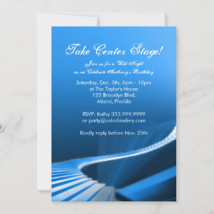 Rising Keys 5 x 7 inch Invitation