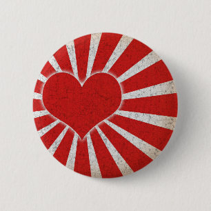 Rising Love 6 Cm Round Badge