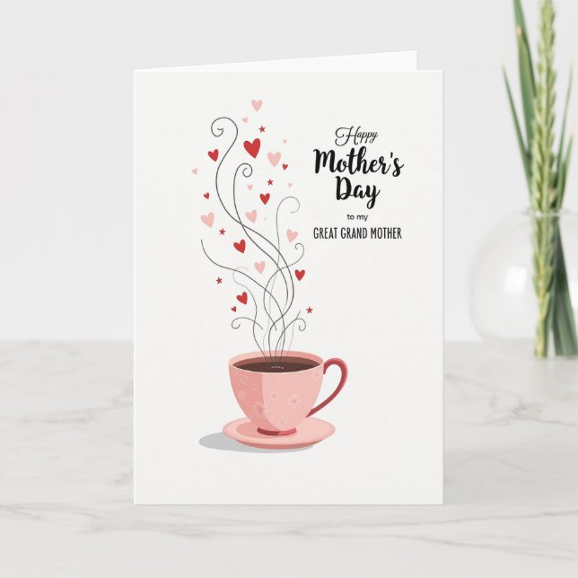 Rising Love Mothers Day Card (Front)