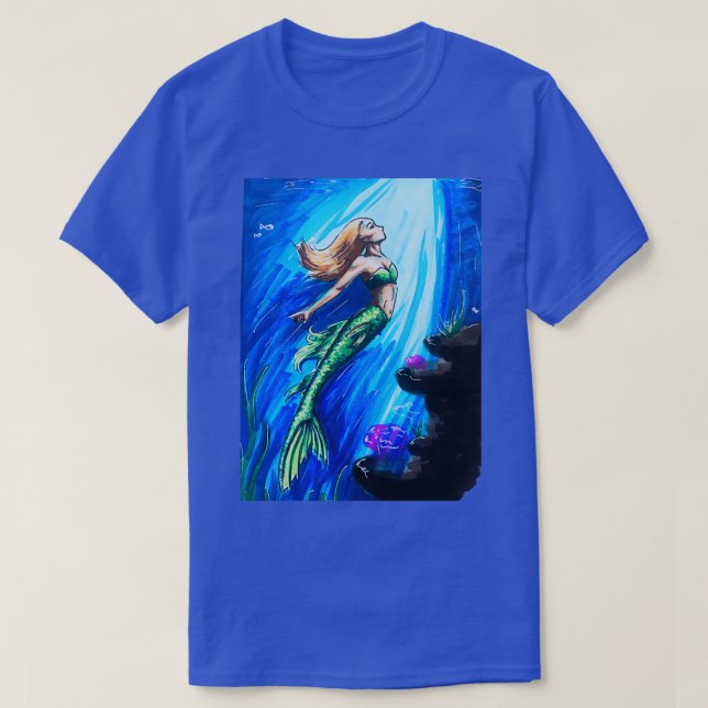 Rising Mermaid T-Shirt (Design Front)
