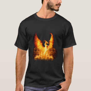 Rising Phoenix Fire Fenix Inspiration Motivation T-Shirt