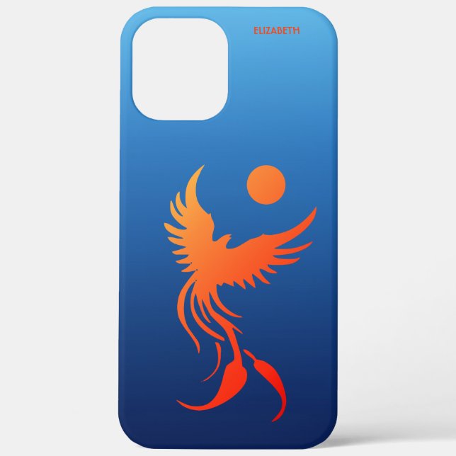 Rising Phoenix in Flames Case-Mate iPhone Case (Back)
