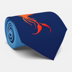 Rising Phoenix in Flames Tie