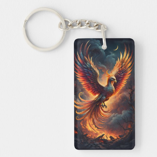Rising Phoenix Key Ring (Front)