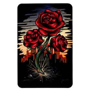 Rising Rose Magnet