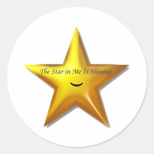 Rising Star Classic Round Sticker