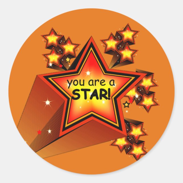 Rising Star Teacher Grading Stickers (Front)