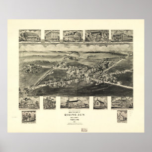 Rising Sun, Cecil County, Maryland (1907) Poster