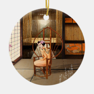 Rising Sun Ceramic Tree Decoration