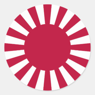 Rising Sun Flag Classic Round Sticker
