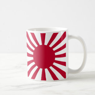 Rising sun flag coffee mug