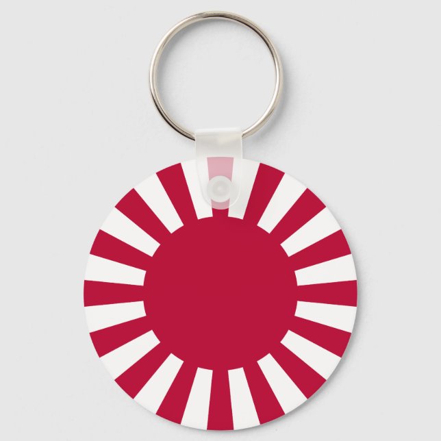Rising Sun Flag Key Ring (Front)